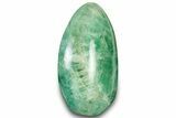 Free-Standing, Polished Green Fluorite - Madagascar #304777-2